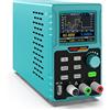 Kiprim Alimentatore da Banco Programmabile, Alimentatori Laboratori Regolabile 0-60V, 0-5A, Pulsante M1-M4 Memorizza 4 Set di Dati, Protezione da Sovratensione e Sovracorrente, Porta di Ricarica USB