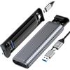 ORICO Case M.2 NVMe SSD Adattatore Tool-free in Alluminio, 10Gbps USB3.2 USB-C per M.2 PCIe NVMe M-Key 2230/2242/2260/2280 SSD, M2 Custodia Esterna Supporto UASP Trim- AM2G2