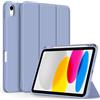 CACOE Custodia Cover Compatibile con iPad 11a Generazione (A16) 11" (2025) / iPad 10a Generazione 10.9" (2022) (A2757/A2777), Ultra Sottile Retro Cover con Portapenne,Blu Nebbia