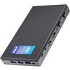 Mele QuieterDL Mini PC Fanless, N100 16GB 512GB, Dual 2.5G LAN HDMI per IoT