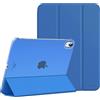 MoKo Cover Custodia iPad (A16) 11a Generazione 2025 /iPad 10a Generazione 2022, Cover Custodia Protettiva per Supporto Ultrasottile con Copertura Posteriore Traslucida in PC Rigido, Blu cobalto