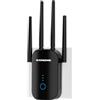 WONLINK Ripetitore WiFi 1200Mbps Doppia Banda, Amplificatore Segnale WiFi con 4 Antenne, Porta Ethernet, WPS, MU-MIMO, Modalità Ripetitore/Router/AP e Indicatore di Segnale