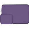 MOSISO 13,3 pollici Custodia Laptop, 13-13,3 pollici Borsa PC Compatibile con MacBook Air/Pro 13/Pro 14 M5 M4 M3 M2 M1, HP Dell Lenovo, Neoprene Borse Computer con Custodia Piccola, Uva Viola