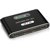 Zecamin Splitter HDMI telecomando, 3 in 1 fuori scatola di commutazione HDM, selettore HDM a 3 porte in alluminio,supporta 4K HD 3D 1080P per decoder Fire Stick Nintendo Switch Xbox PS4 DVD Blu-Ray