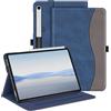 FINTIE Custodia per Samsung Galaxy Tab S10 Lite 2025 10.9"/S10 FE 10.9"/S9 FE 10.9"/S9 11" - Multi-angli Protettiva Case con Tasca Auto Sveglia/Sonno, Indigo/Marrone
