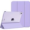 MoKo Cover Custodia iPad (A16) 11a Generazione 2025 /iPad 10a Generazione 2022, Cover Custodia Protettiva per Supporto Ultrasottile con Copertura Posteriore Traslucida in PC Rigido, Viola Lilla