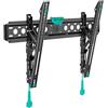 ONKRON Braccio per TV 43″ - 85″, Supporto Televisore a Muro con Peso fino a 68 kg, Porta TV da Parete con VESA 75x75 - 600x400 mm, Porta Televisore a Muro Inclinabile, Universale, Nero TM6-B