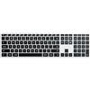 Satechi Tastiera Wireless Slim X3 𝗤𝗪𝗘𝗥𝗧𝗬 𝗨𝗦, Tastiera Bluetooth con Tastierino Numerico, Retroilluminata e Ricaricabile, per Mac, Windows e Android (Argento, Layout Americano)