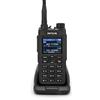 Retevis C62 Walkie Talkie Lungo Raggio, Professionali Ham Radio Bibanda, Display LCD, 2000mAh, Walkie Talkie Ricaricabili per Adulti, per Escursionismo/Caccia/Campeggio (Nero, 1 Pezzo)