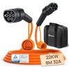 GONEO Cavo di Ricarica Tipo 2 22 kW 8m 32A 400V Trifase Mode 3