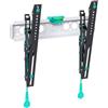 ONKRON Supporto TV Parete per Schermo 32-70 pollici, Porta TV da Parete fino a 60 kg, VESA 75x75-400x400 mm, Porta Televisore da Muro Inclinabile, Universale, Braccio Televisore Nero e Bianco, TM5-BW
