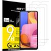 NEW'C 3 Pezzi, Vetro Temperato per Samsung Galaxy A20S, Pellicola Prottetiva Anti Graffio, Anti-Impronte, Senza Bolle, Durezza 9H, 0,33mm Ultra Trasparente, Ultra Resistente