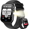 Blackview Smartwatch Uomo Donna, Effettua e Rispondi alle Chiamate,1,91'' Orologio Intelligente 100+ Modalità Sportive/Sonno/Cardiofrequenzimetro/SpO2/ Torcia per Android IOS