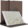 EAZY CASE - Custodia per iPad Pro 10,5" tablet Cover protettiva Smart Cover Supporto rotante Astuccio pieghevole 360° girevole con funzione stand Similpelle Marrone