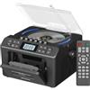 Retekess TR642 Lettore CD Boombox Portatile, Radio con Lettore CD, AM FM Radio, Connettività Wireless, USB/AUX/TF, con Telecomando, Jack per Cuffie, Batterie Ricaricabili, Adatto alle Famiglie