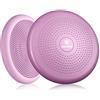BODYMATE Cuscino propriocettivo gonfiabile per equilibrio comprensivo di Pompa - cuscino con rilievi, core training, fitness, allenamento di coordinazione e della schiena - Princess pink Ø 34cm