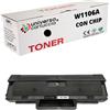 universo cartuccia®- 106A W1106A 1.000 copie Toner compatibile con HP Laser 107a 107r 107w per MFP 135a 135r 135w 135wg 137fnw 137fwg (W1106A)