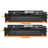 Skydo Toner 203X Nero Compatibile per 203X 203A Toner CF540X CF540A per toner Color Laserjet Pro MFP M281fdw M281fdn M281cdw M280nw M254dw M254nw M254dn (CF540X Nero, 2-Pack)