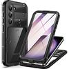 Focusor Cover Samsung Galaxy S23 Plus Impermeabile, IP68 Waterproof e 360 Gradi Protezione Custodia Subacquea Antiurto Rugged Full Body Copertura con Protezione dello Schermo per S23 Plus, Nero