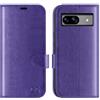 OCASE Cover per Google Pixel 8a, Custodia a Libro in Pelle Google 8a Interno TPU Antiurto Portafoglio [RFID Blocking] [Carta Fessura] [Supporto Stand] Flip Case Custodia per Google Pixel 8a - Viola