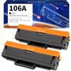 Skydo 106A Cartucce di Toner Compatibile per HP 106A W1106A per MFP 137fnw 135a 135w 135wg 135r 137fwg Laser 107w 107a 107r (Nero, 2-Pack con chip)