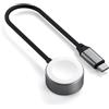 SATECHI Caricatore Magnetico USB-C Certificato MFi per Apple Watch, Ricarica Rapida 5W, Cavo Intrecciato Rinforzato da 19 cm, Compatibile con Apple Watch Series 11 a 7, Ultra 3/2/1, SE e AirPods