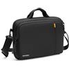 tomtoc 360° Borsa per Laptop con tracolla per 2024 14 Pollici Nuovo MacBook Pro M4/M3/M2/M1, 13,5 Pollici Surface Laptop 6/5/4/3, Borsa a tracolla per Computer per l'Ufficio e il Lavoro