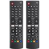 Loutoc (Confezione da 2) Telecomando Universale per Smart-TV-LG Incluso LCD LED Nanocell 4K UHD Ultra HD OLED QNED TV, Telecomandi-Compatibile con tutti i Televisori LG