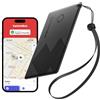 SwitchBot Wallet Finder Card, Smart AirTag compatibile con Apple Find My (Solo iOS), Bluetooth Tracker per chiavi, telefoni, bagagli, fino a 3 anni di batteria (non ricaricabile), IP67 Resistente