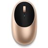 Satechi Mouse Wireless M1 in Alluminio, Ricaricabile USB C, 1200 DPI, Elegante Mouse Bluetooth Compatto per MacBook Air/Pro/Neo, Laptop, PC, iPad - Oro