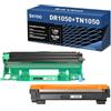 Skydo Toner TN1050 + Tamburo DR1050 Compatibili per Brother TN1050 Toner DR1050 Tamburo per Brother DCP-1612W DCP-1610W DCP-1510 DCP-1512 MFC-1910W MFC-1810 HL-1110 HL-1210W HL-1212W HL-1112 DCP1612W