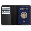 Satechi FindAll Custodia Passaporto da Viaggio con Find My con 4 Slot per Carte, Ricarica Wireless e Protezione RFID, Compatibile con App iOS Dov'è, Materiale Premium PU - Nero