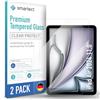 smartect Vetro Temperato [2 Pezzi, Clear] compatibile con iPad Air 2024 11.0", Pellicola Protettiva HD Anti Graffio, Senza Bolle, Durezza 9H, 0.3mm Ultra Trasparente, Ultra Resistente