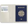 Satechi FindAll Custodia Passaporto da Viaggio con Find My con 4 Slot per Carte, Ricarica Wireless e Protezione RFID, Compatibile con App iOS Dov'è, Materiale Premium PU - Beige