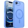 CANSHN Magnetica Cover per iPhone 16e/iPhone 17e(6.1 Pollici),Compatibile con MagSafe, [Protezione Completa Della Fotocamera] Custodia Traslucida Opaca Protettiva Sottile Antiurto,Azzurro