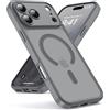 Oududianzi - Magnetica Cover per iPhone 17 Pro Magsafe Case, TitaniumGray