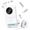Phomemo D30 Etichettatrice Etichette Adesive Bluetooth Portatile - Mini Stampante per Etichette Personalizzate - Compatibile con iOS & Android e 1 Rotolo Incluso, Bianco
