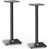 ELIVED Supporto universale per altoparlante 808mm di altezza con base in vetro per altoparlanti satellitari da scaffale, gestione dei cavi integrata per Teufel JBL Sony ecc. Capacità di carico 10kg, 1