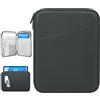 Dadanism 9-11" Custodia Protettiva Borsa Tablet Per iPad (A16) 11", iPad Air 11" M4/M3, iPad Pro 11" M5/M4, iPad 10a Gen 10,9", iPad 9/8/7a Gen 10,2", Galaxy Tab A11+ 11", Tab M11 11",Nero & Grigio
