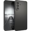 EAZY CASE Custodia in silicone per telefono compatibile con Galaxy A36 cover protettiva antiurto sottile e leggera protezione dalle cadute copertura in silicone Nero