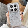 BEENTRYS Cover Glitter per Xiaomi Redmi Note 14 Pro/Note 14 Pro+/POCO X7 5G Custodia,Lusso Cristallo Diamanti Scintillante Donne Ragazze Sottile TPU Antiurto Protettiva Custodia per Telefono-Argento