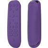 PlayVital Cover Silicone per ps5 Telecomando Multimediale,Custodia Skin Protettiva Copertura Ergonomica per Media Remote Controller-Viola