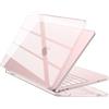 EooCoo Compatibile con Cover 2026 Apple MacBook Neo da 13 Pollici, Mac Laptop A3404 con Chip A18 Pro e Display Liquid Retina da 13", Plastica a Custodia, Superficie Liscia - Rosa pastello