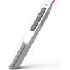 Norwii N27 Wireless Presenter, Hyperlink Volume Control Presenter RF 2.4GHz Presentazione PowerPoint Clicker Puntatore Luce remoto (Bianca)