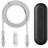Rolling Square inCharge XL 300 cm - Cavo Usb Type-c, Cavo Universale Cellulare, Regalo Uomo, Caricatore Universale Cellulare 6 in 1, Gadget Tecnologico, Bianco, Cavo Lightning da 100W