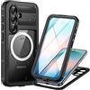 Focusor Cover per Samsung Galaxy S26 Impermeabile, IP68 Waterproof e 360 Gradi Protezione Custodia Subacquea Antiurto Rugged Full Body Copertura con Protezione dello Schermo per Galaxy S26 6.3", Nero
