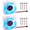 GeeekPi Raspberry Pi Ventola di Raffreddamento 40x40x10mm, DC 5V Brushless CPU Ventola per pi 4 Modello B, 3B+, 3/2 Modello B(Blu)
