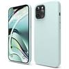 elago Silicone Liquido Custodia Cover Compatibile con iPhone 12 PRO Max Case (6.7"), Silicone Liquido Premium, Protezione Full Body : Case Antiurto 3 Strati (Verde Menta)