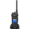 Retevis NR630S Walkie Talkie Lunga Distanza, Ricetrasmittenti Impermeabili IP67, Riduzione del Rumore AI da 2800 mAh, Chiamata di Gruppo LCD, Walkie Talkie Professionali per Logistica (Nero, 1 Pezzi)