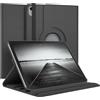 EAZY CASE - Custodia per iPad 10,9" 10. Gen tablet Cover protettiva Smart Cover Supporto rotante Astuccio pieghevole 360° girevole con funzione stand Similpelle Nero